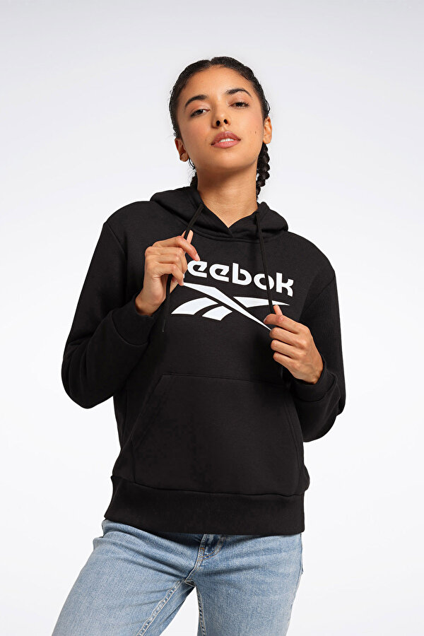 RI BL FLEECE HOODIE Siyah Kadın Sweatshirt