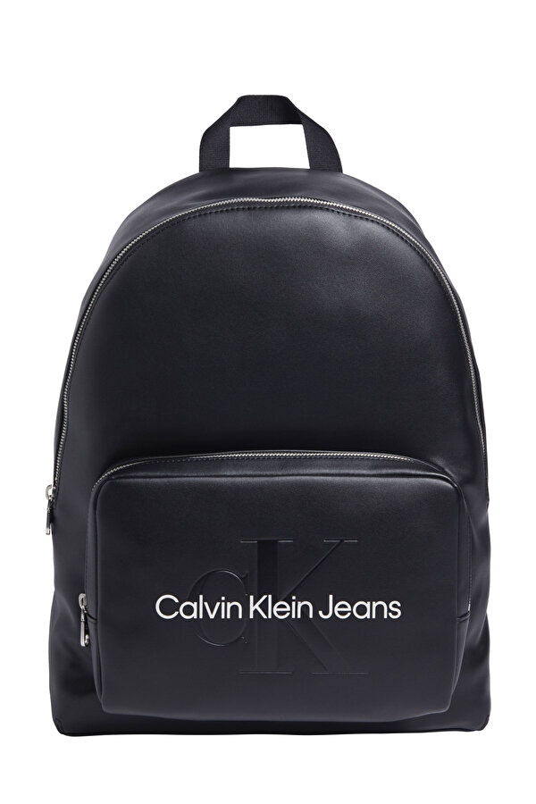 CKJ SCULPTED Siyah Kadın Sırt Çantası