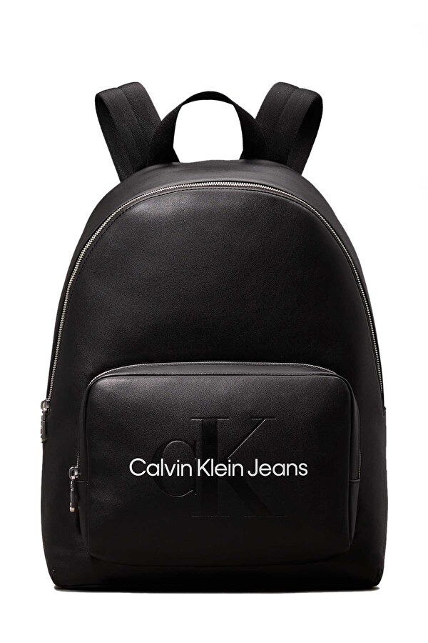 CKJ SCULPTED Siyah Kadın Sırt Çantası