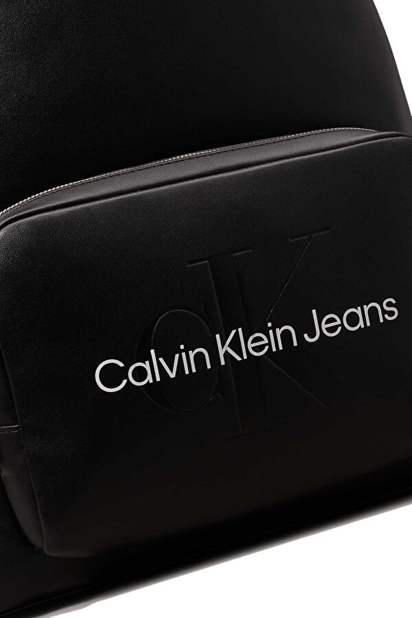 CKJ SCULPTED Siyah Kadın Sırt Çantası