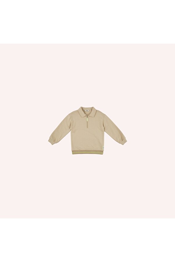 Erkek Çocuk Yakalı Sweatshirt