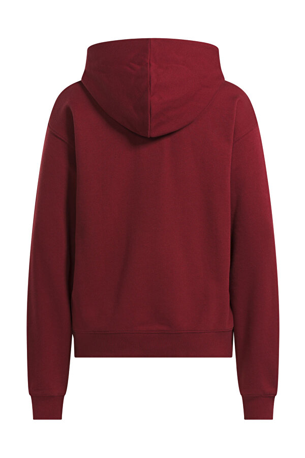 Reebok Hoodie Blue Бордовый Женщина Толстовка На Молнии