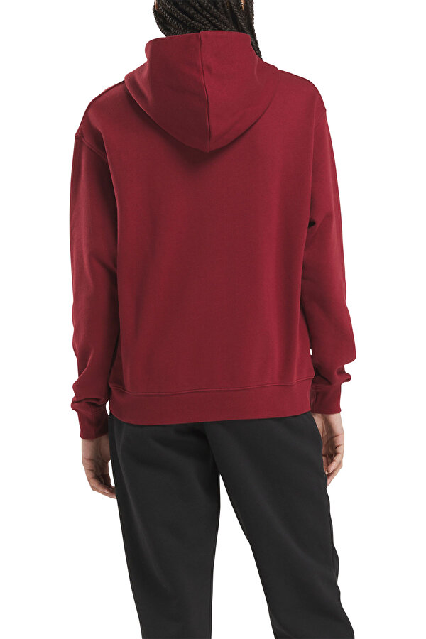 Reebok Hoodie Blue Бордовый Женщина Толстовка На Молнии