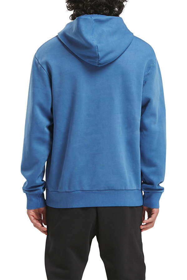 Reebok Ri Washed Oth Hood Синий 023 Мужчина Толстовка С Капюшоном