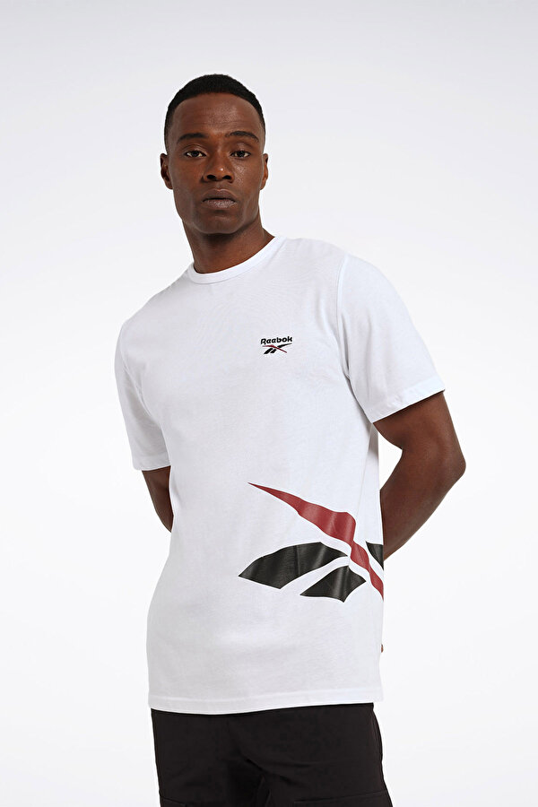RI CROSS CHECK TEE Beyaz Erkek Kısa Kol T-Shirt