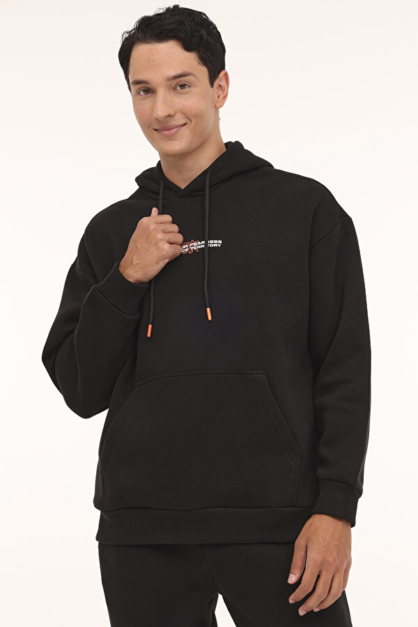 ML SHOU 17UZD101 4PR Siyah Erkek Sweatshirt