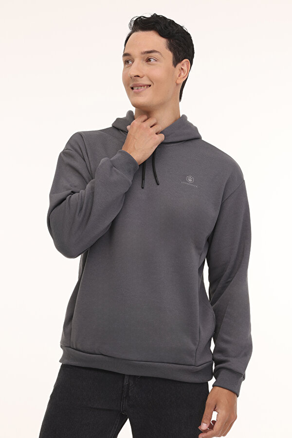 MB SN04 HOODIE 4PR Antrasit Erkek Sweatshirt