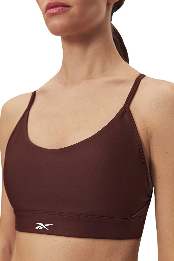 Clothing Reebok Lux Strappy Sports Bra Коричневый 004