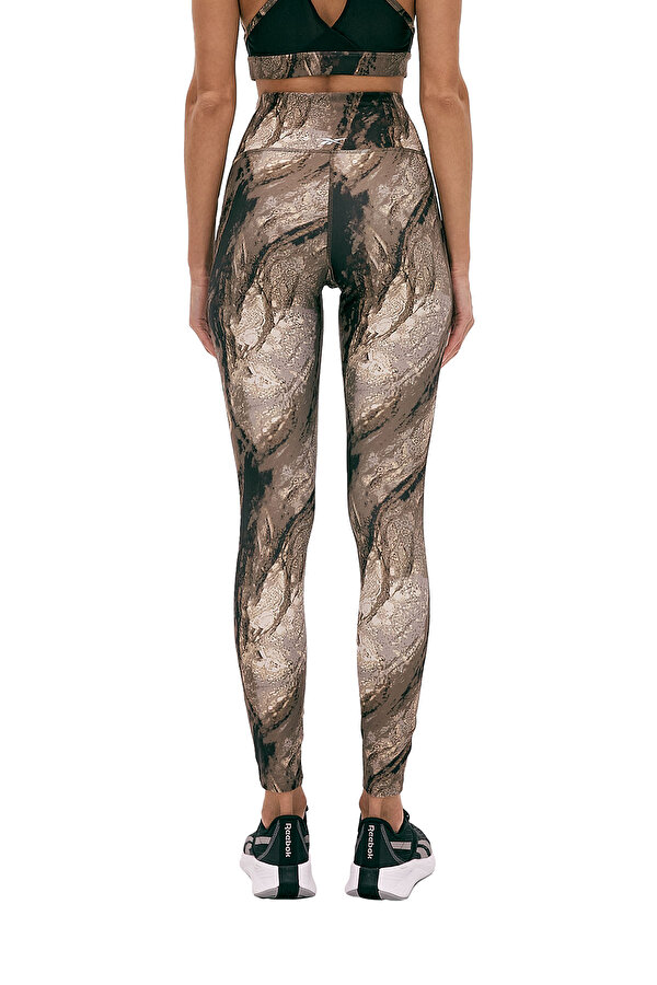 Clothing Reebok Lux Bold Aop Tight Коричневый 004