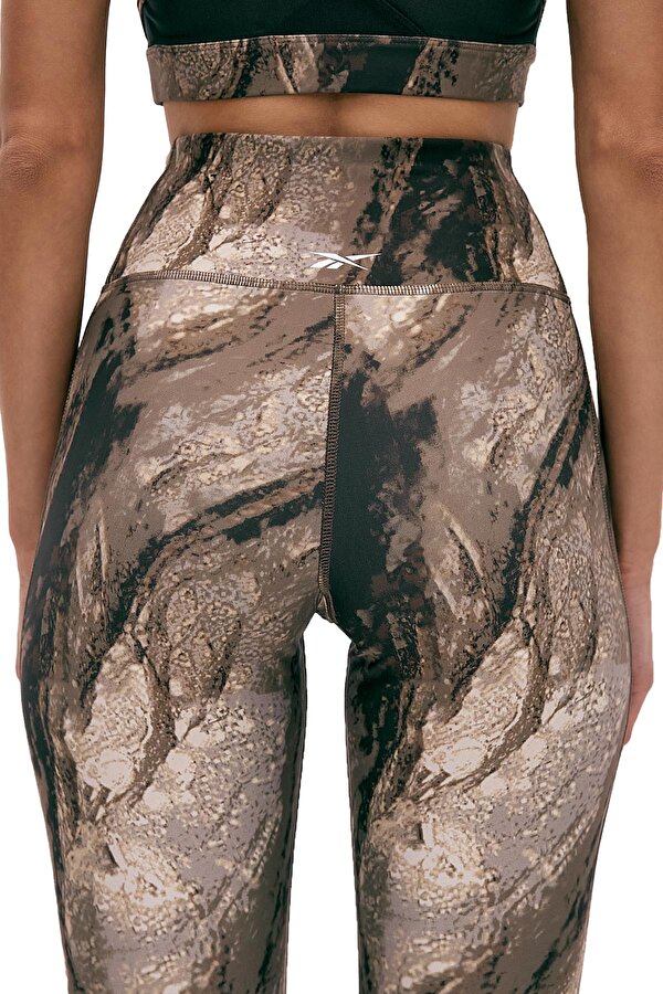 Clothing Reebok Lux Bold Aop Tight Коричневый 004