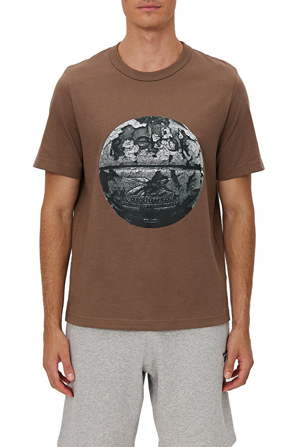 Clothing Reebok Reebok Hoopwear T-Shirt Коричневый