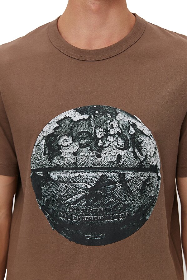 Clothing Reebok Reebok Hoopwear T-Shirt Коричневый