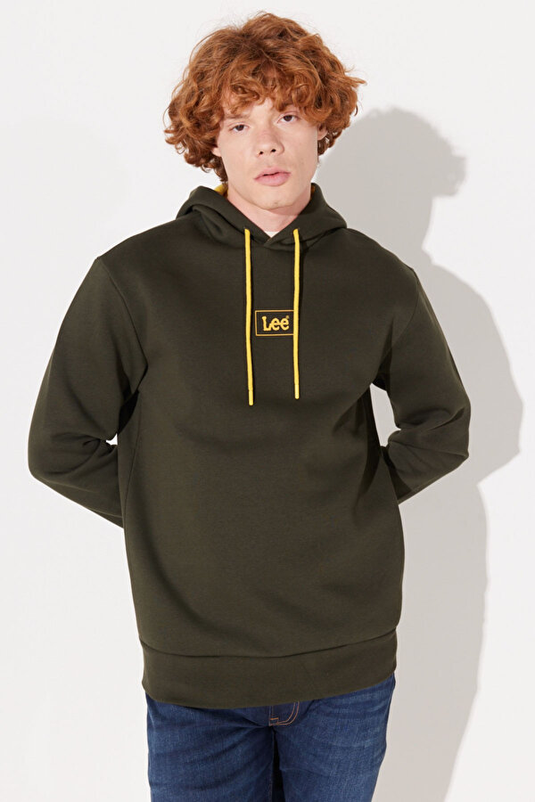 Regular Fit Normal Kesim Kahverengi Erkek Sweatshirt