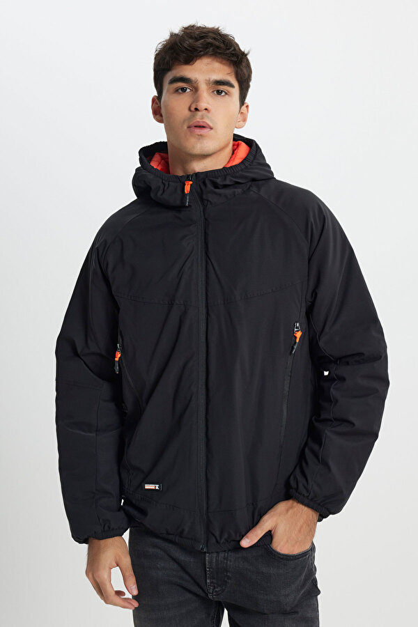 Regular Fit Normal Kesim Siyah Erkek Ceket