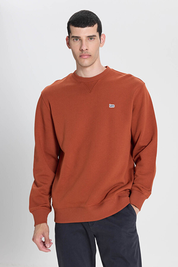Regular Fit Normal Kesim Tarçın Erkek Sweatshirt