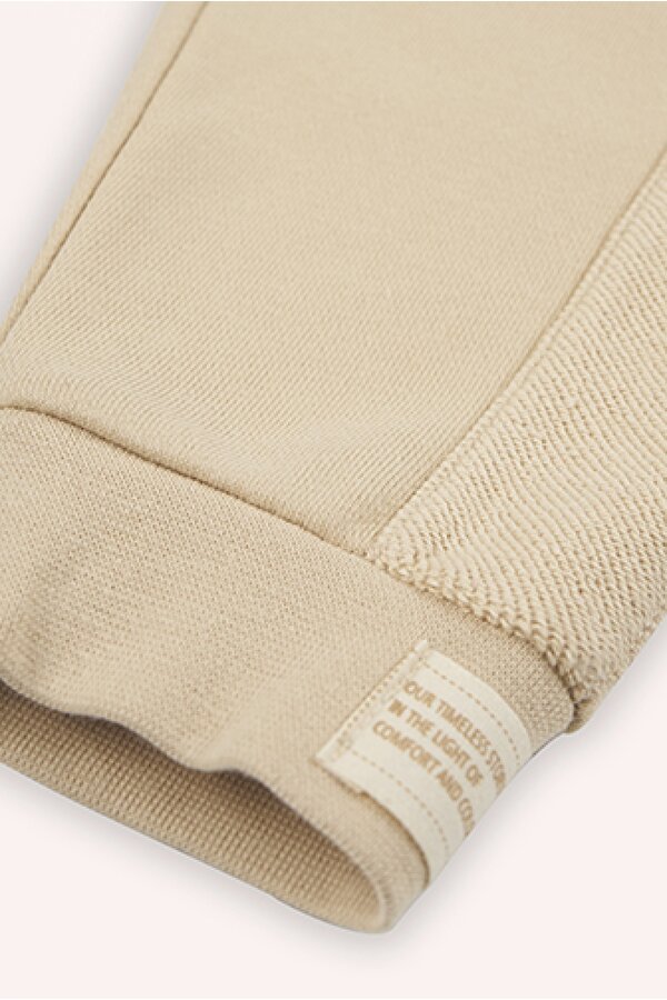 Erkek Çocuk Ribanası Etiket Detaylı Eşofman Altı