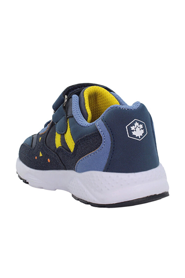 1 VELCRO AND ELASTIC LACE NAVY BLUE Boy Sneaker