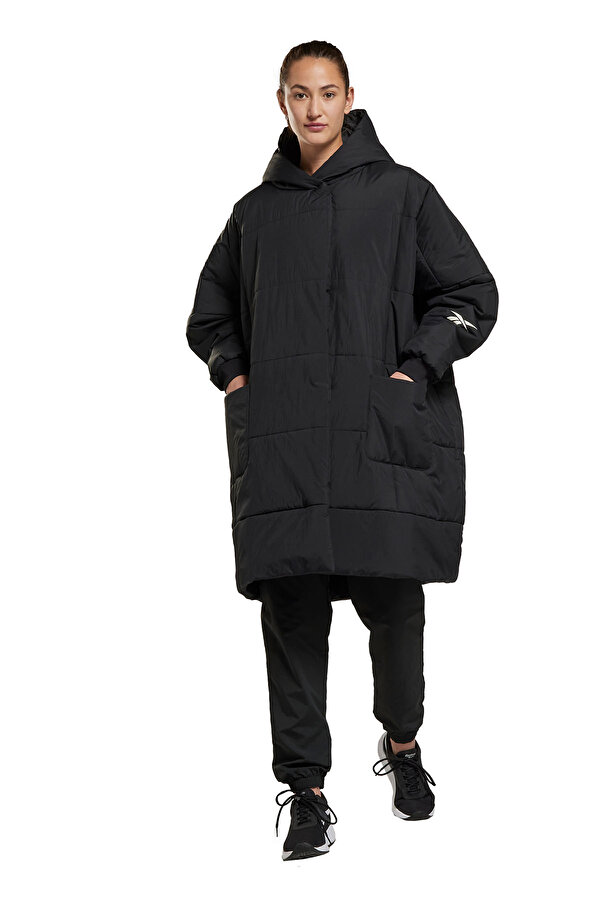 Reebok S Pad Long Jacket Черный Женщина Куртка