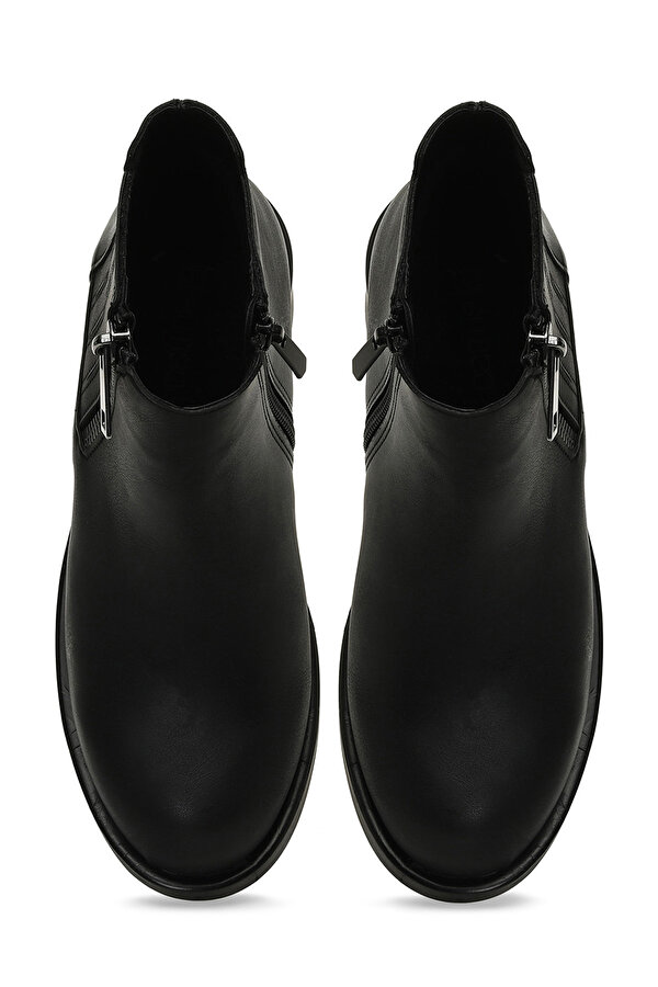 24K-855 4PR Siyah Kadın Düz Bot