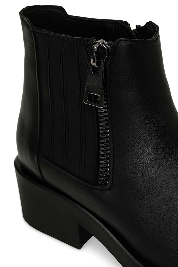 24K-855 4PR Siyah Kadın Düz Bot