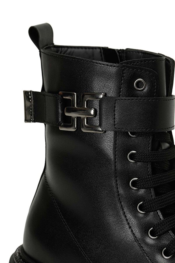 DUTO 4PR Siyah Kadın Rock Bot