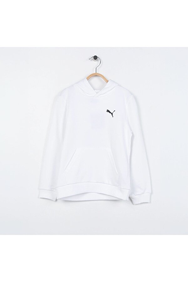 Bppo Blank Base Çocuk Beyaz Kapüşonlu Hoodie