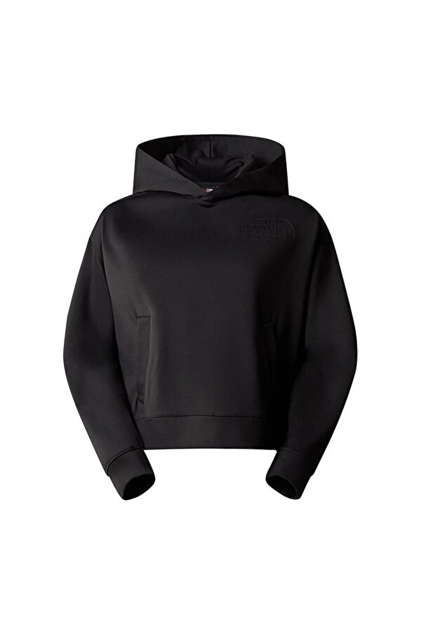 Spacer Air Kadın Siyah Küpüşonlu Sweatshirt