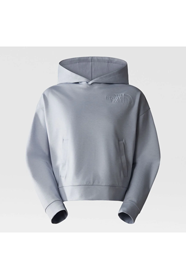 Spacer Air Kadın Gri Küpüşonlu Sweatshirt