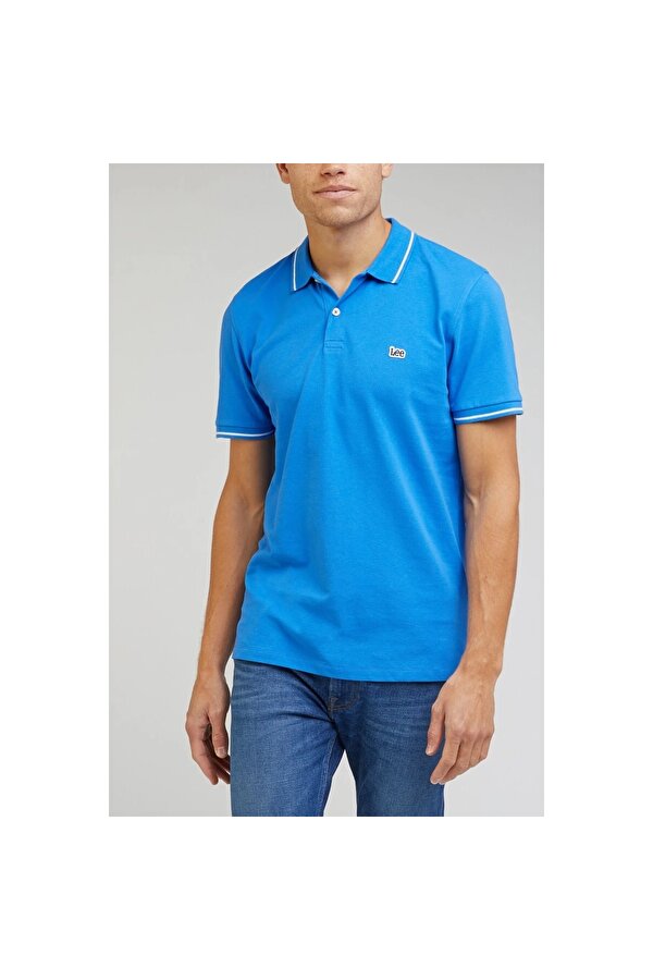 Erkek Mavi Polo Tişört