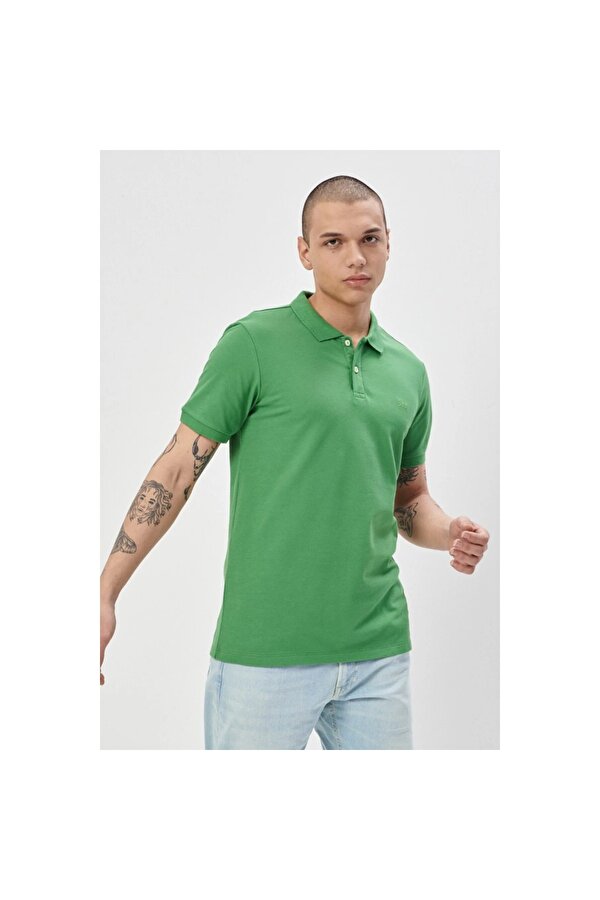 Erkek Yeşil Polo Tişört