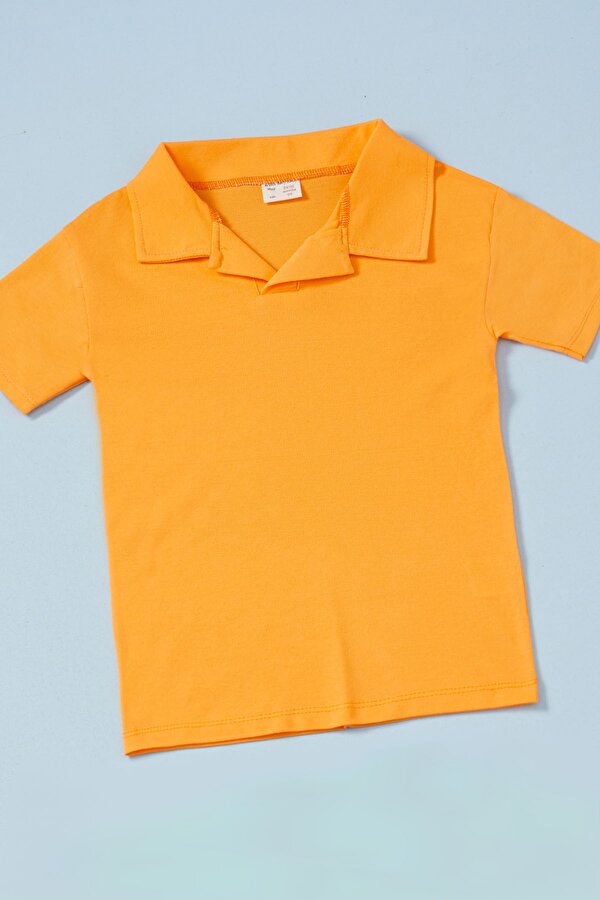 Erkek Bebek Polo Yaka 2 li Kısa Kol Tişört