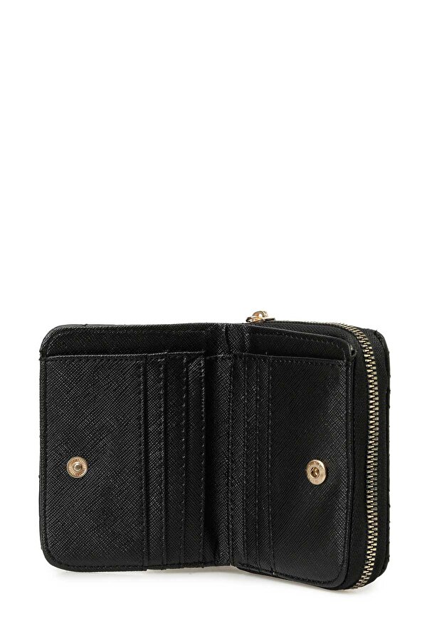 KAPITONE FERMUAR 4PR Siyah Kadın Cüzdan