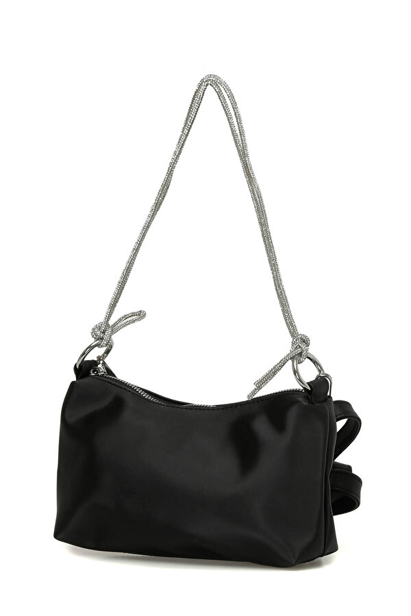 STN TASLI OMZ 4PR Siyah Kadın Omuz Çantası