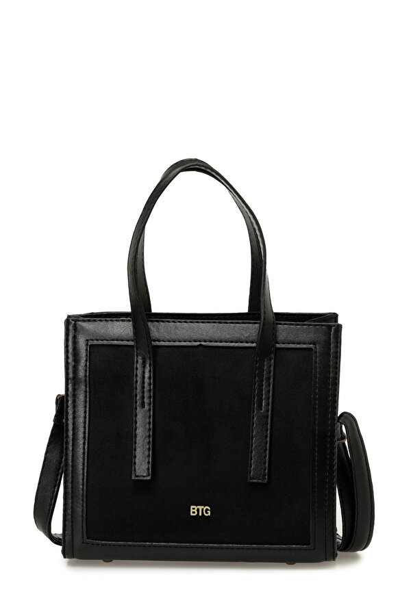 SUET WESTERN EL 4PR Siyah Kadın El Çantası