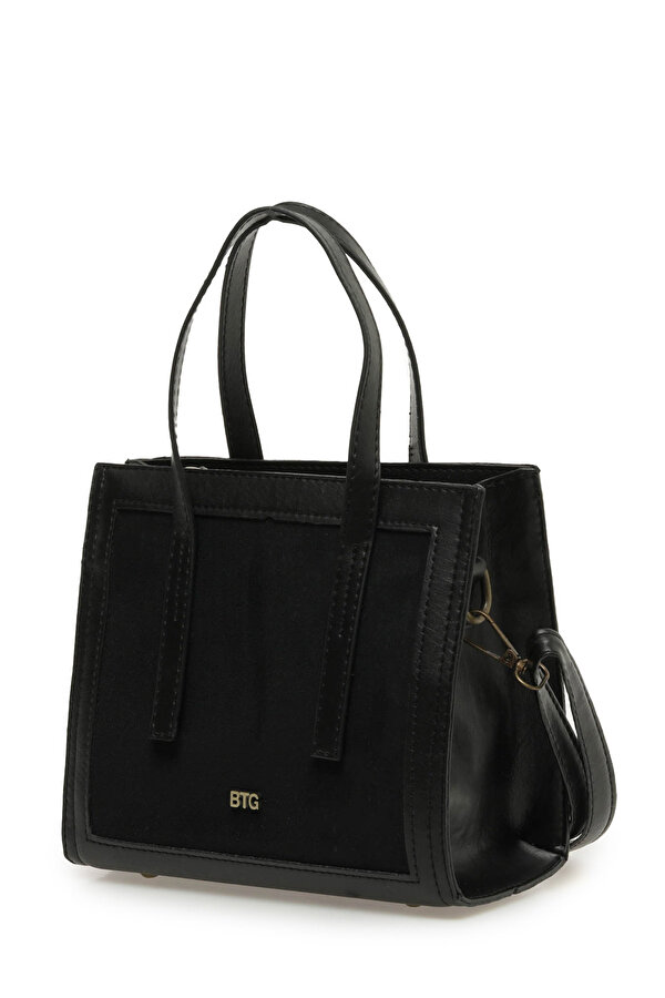 SUET WESTERN EL 4PR Siyah Kadın El Çantası