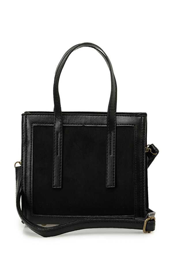 SUET WESTERN EL 4PR Siyah Kadın El Çantası