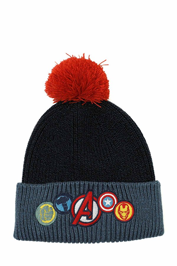 MARVEL BERE-4PR Gri Erkek Çocuk Bere