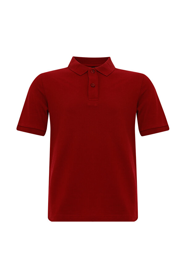 KU BASIC 11KDS03 4PR Bordo Erkek Çocuk Kısa Kol T-Shirt