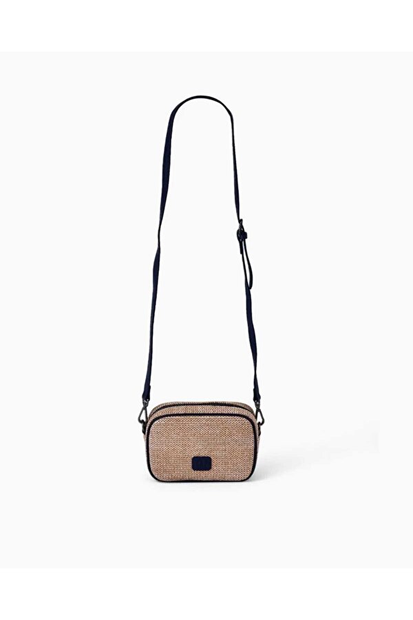 Bohem Çapraz Askılı Hasır Çanta