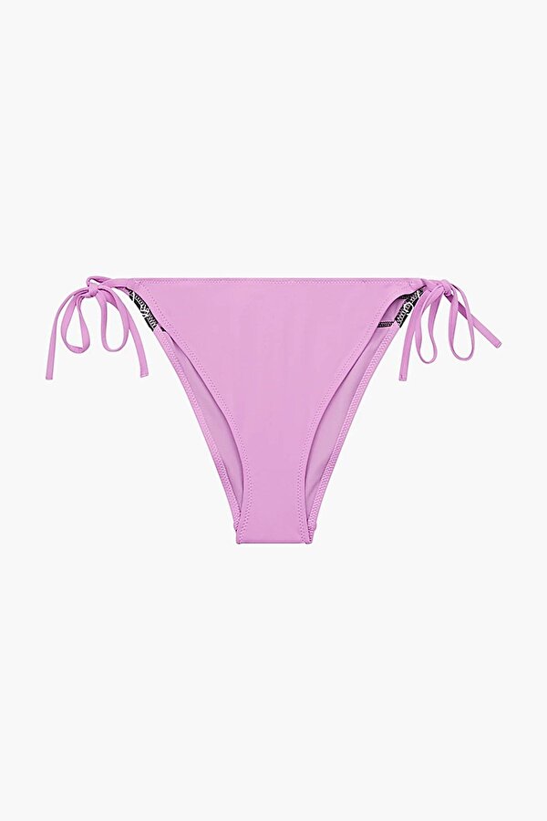Logolu Bağcıklı Kadın Slip Bikini Altı