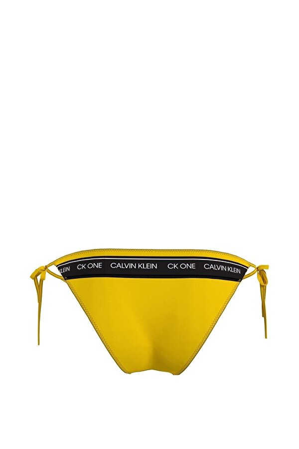 Logolu Bağcıklı Kadın Slip Bikini Altı