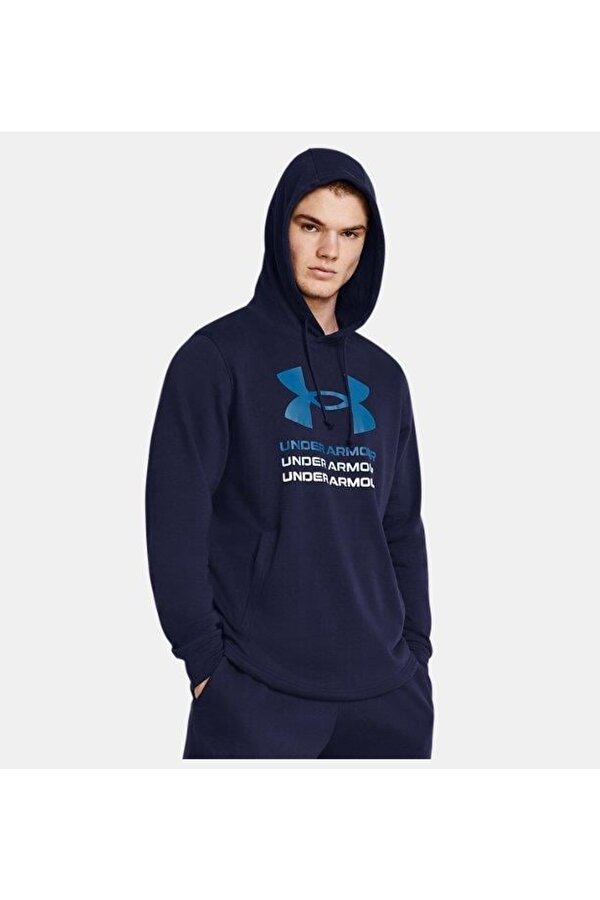 UA Rival Terry Graphic Hood Erkek Sweatshirt