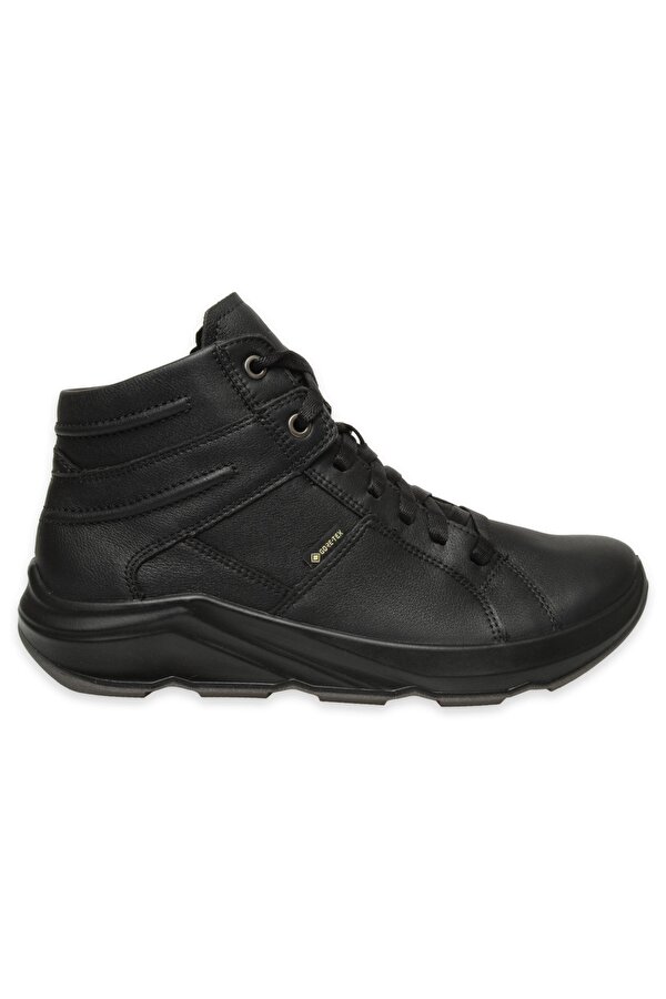 000332 Bliss Gore-Tex Deri Siyah Kadın Bot