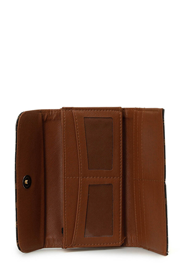 MONOGRAM KAPAK 4PR Kahverengi Kadın Cüzdan