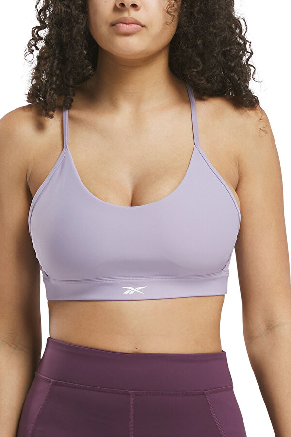 Clothing Reebok Lux Strappy Sports Bra Фиолетовый 008