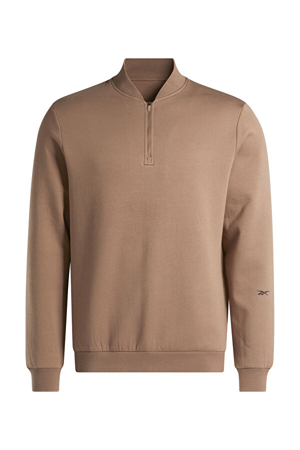 Clothing Reebok Activ Coll Quarter Zip Коричневый