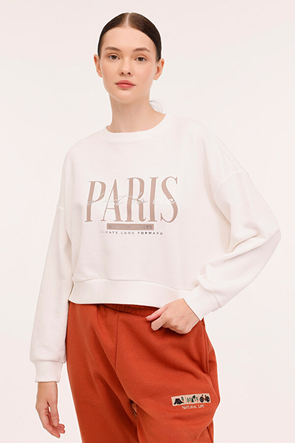 WL MARLEY 16BT133 4PR Ekru Kadın Sweatshirt
