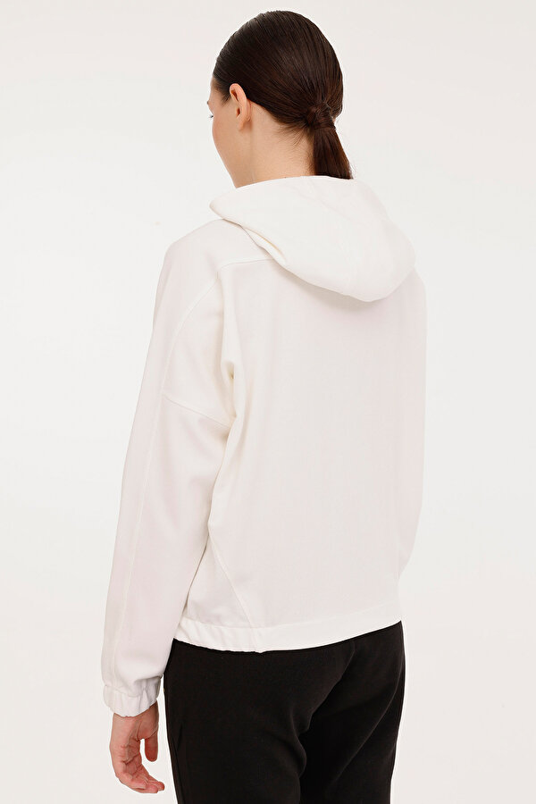 Lumberjack Wl Ola 18Ss107 4Pr Экрю Женщина Толстовка На Молнии