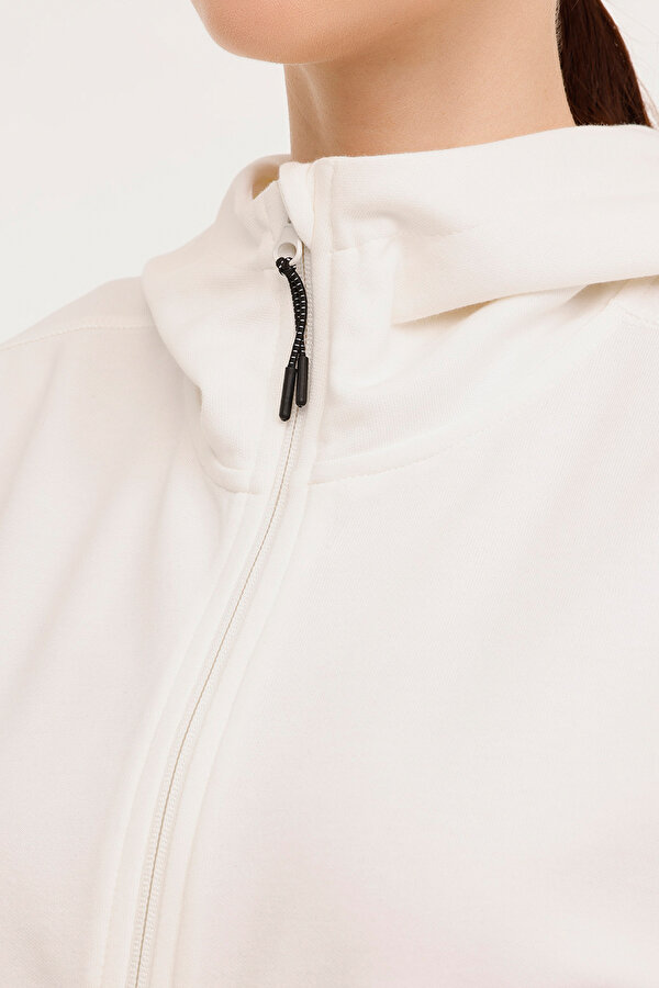 Lumberjack Wl Ola 18Ss107 4Pr Экрю Женщина Толстовка На Молнии