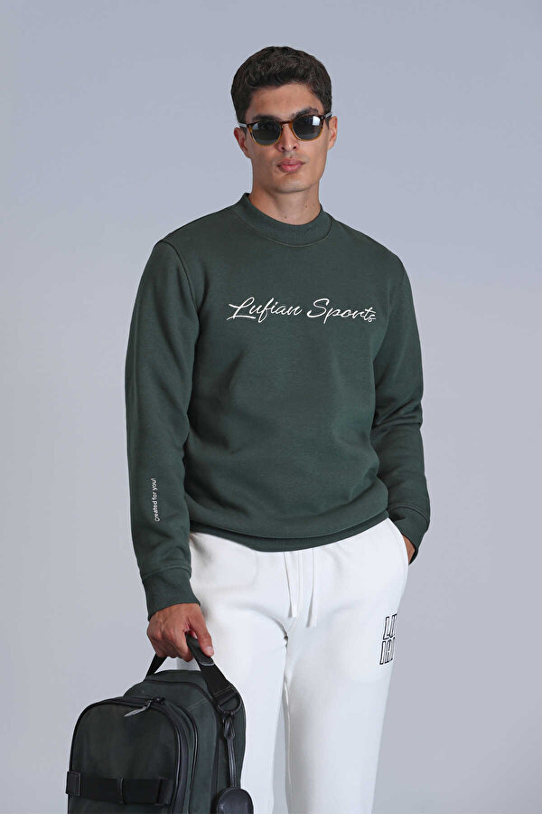 Erkek Loved Sweatshirt 112030137 Çimen Yeşili